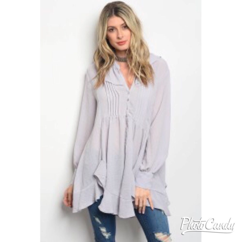🌴LILAC TOP🌴 - Picture 1 of 2